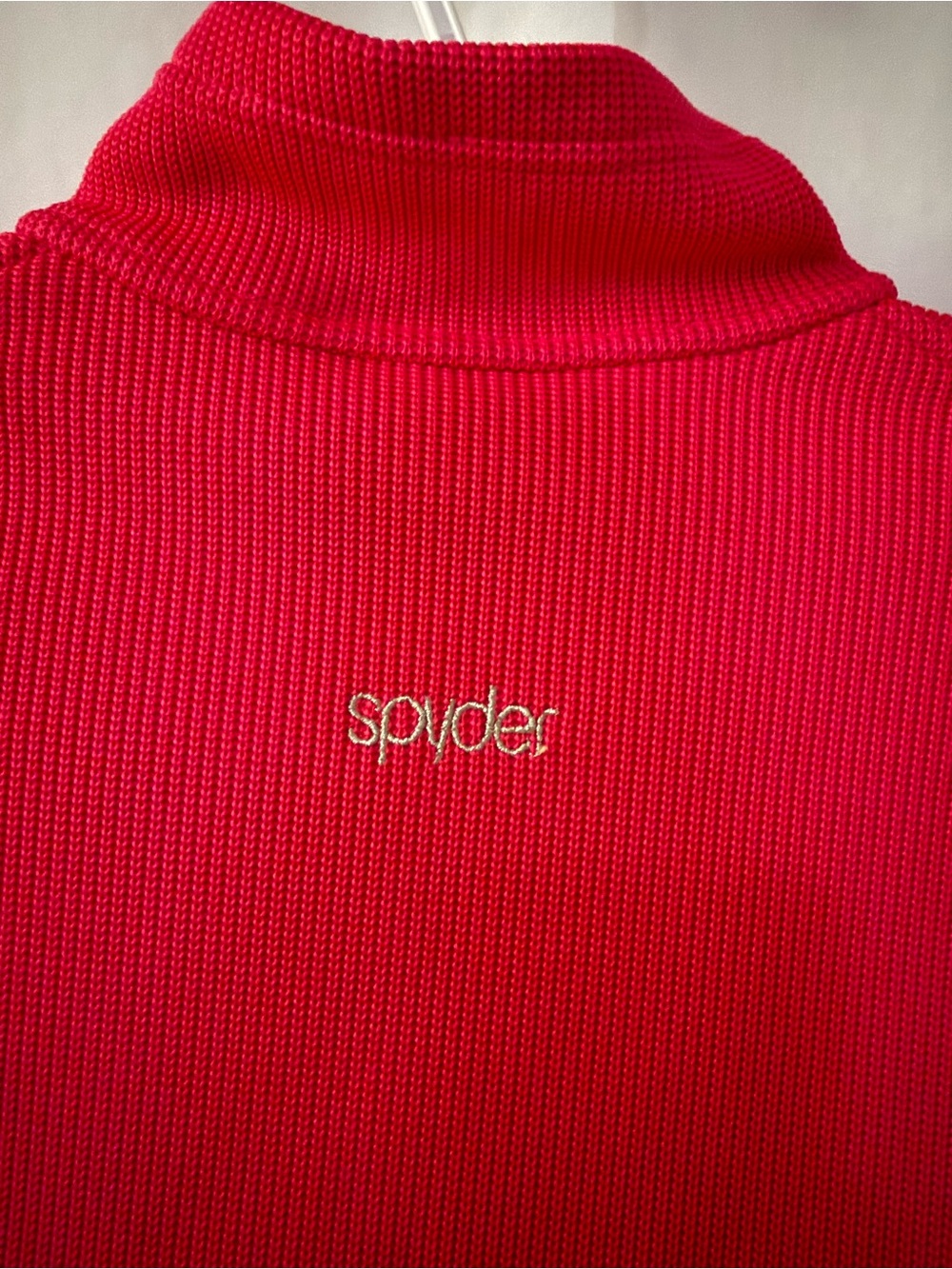SPYDER Women's Core Fleece Lined Full Zip Sweater Jacket In Hot Pink Size M - Picture 6 of 10